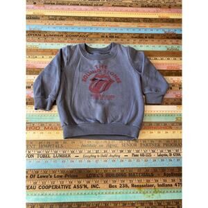 The Rolling Stones 2T Madison Square Garden Band Sweatshirt Toddler Gray Popover